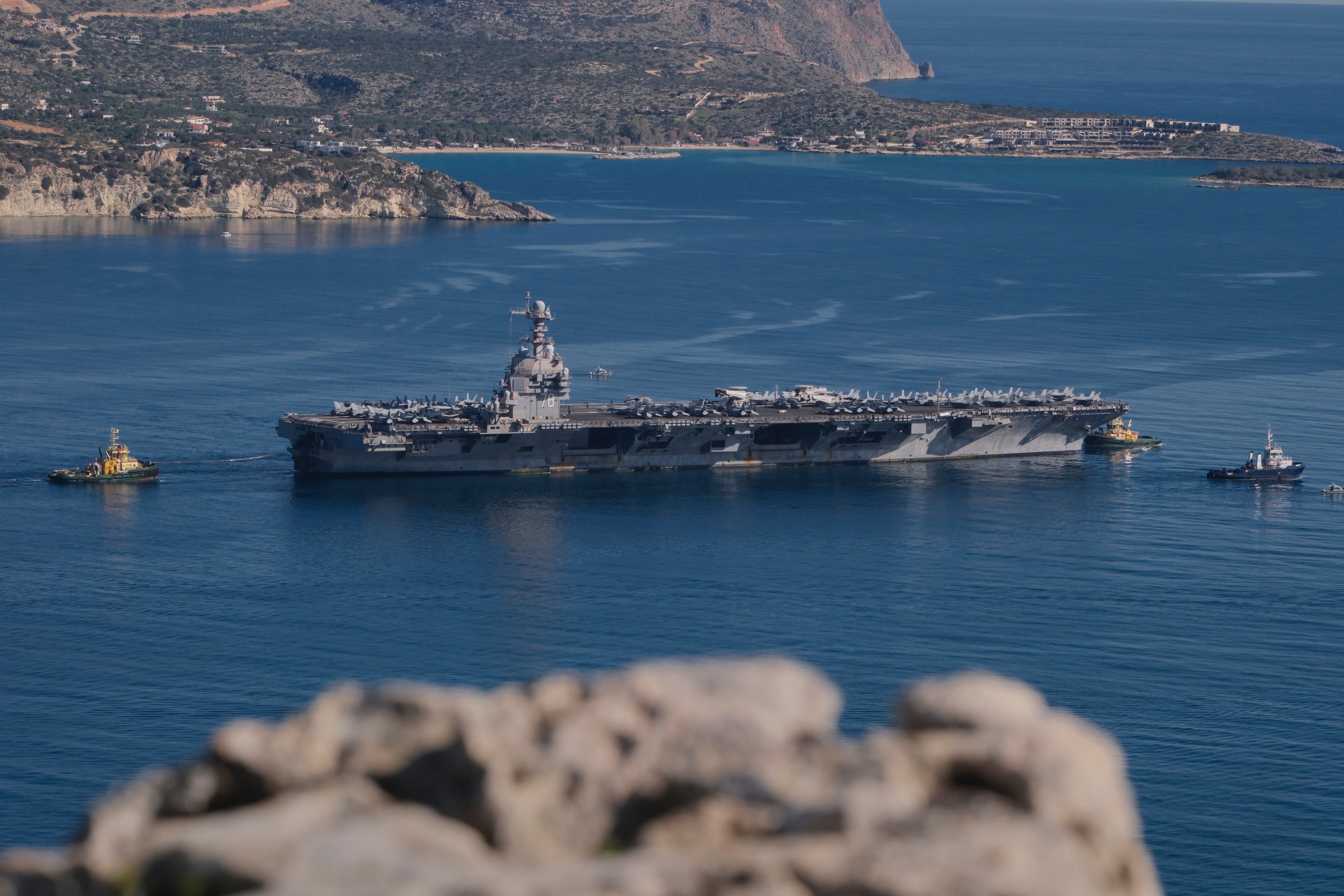 აშშ-ის ავიამზიდ USS Gerald R. Ford-ზე ხანძარი გაჩნდა