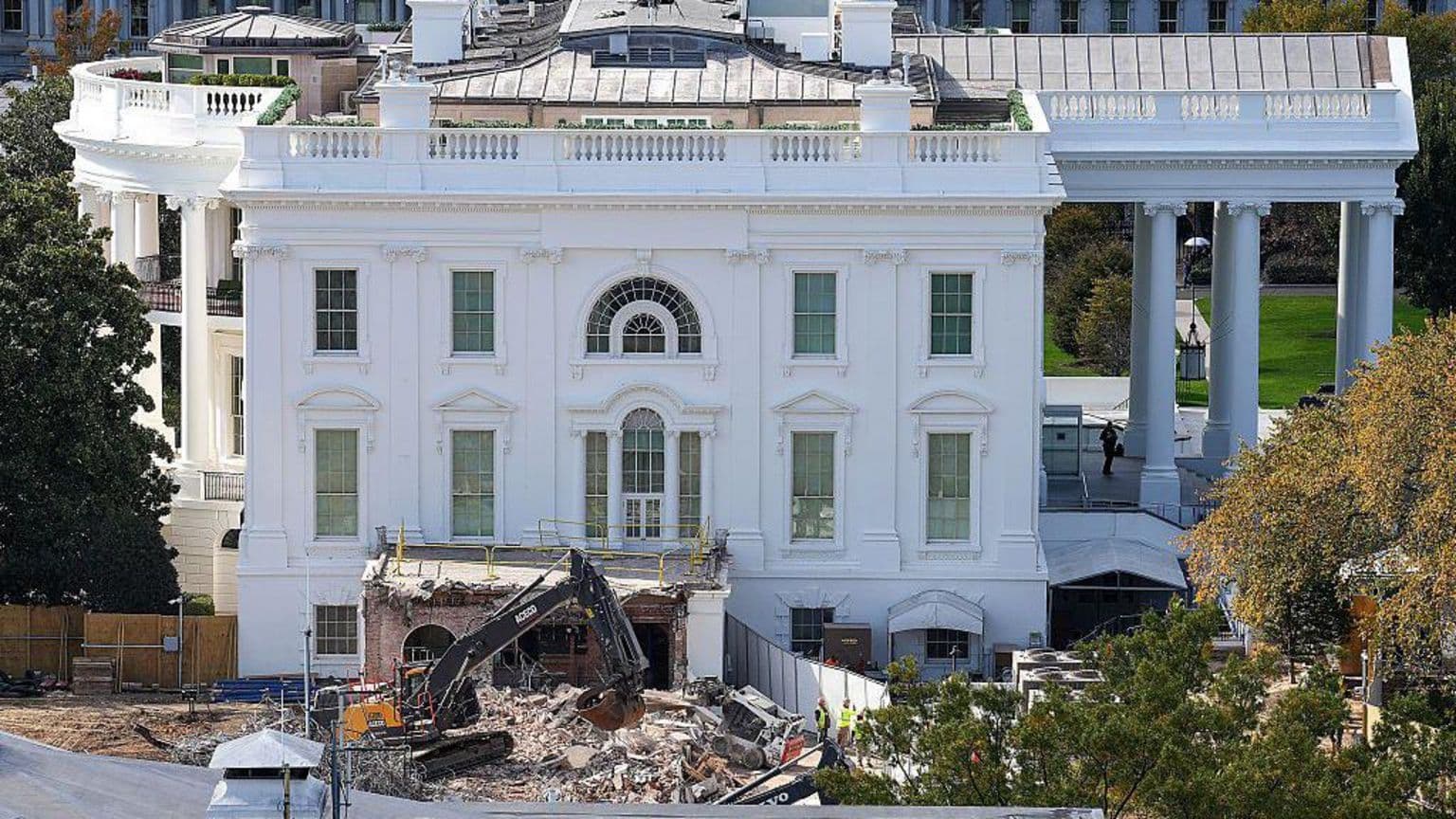 მოსამართლემ შეაჩერა ტრამპის თეთრი სახლის სამეჯლისო დარბაზის მშენებლობა