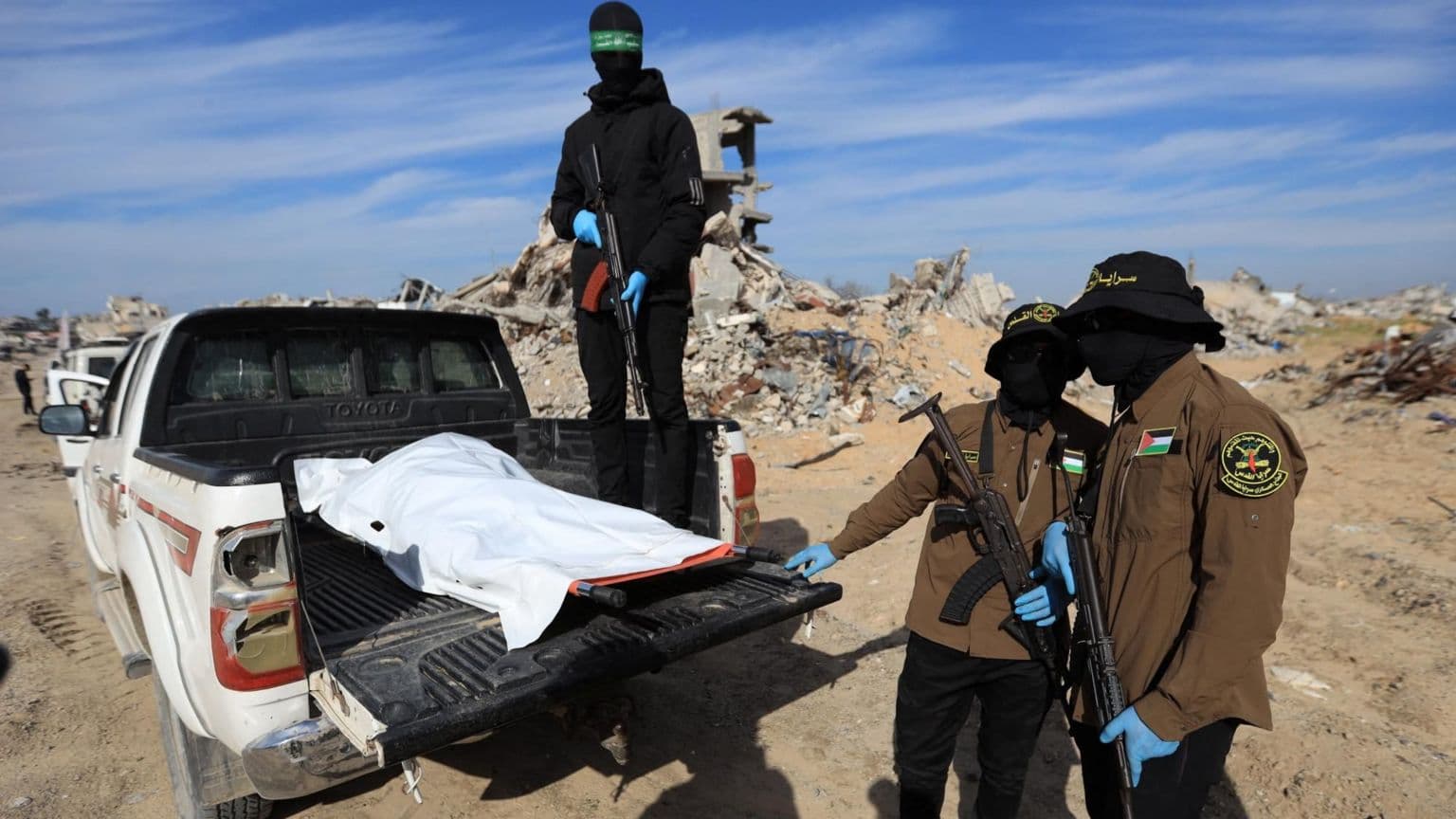 ღაზაში მყოფი ბოლო ორი გარდაცვლილი მძევლის ცხედრები ისრაელს გადაეცა