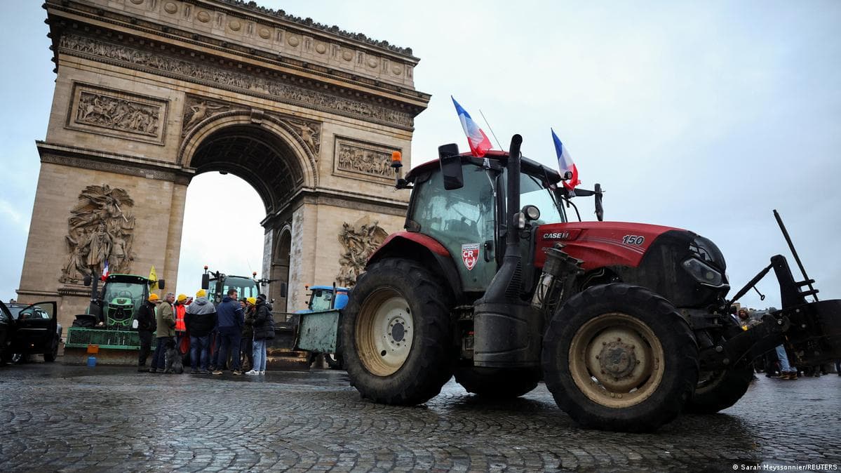 ფერმერები საფრანგეთში და საბერძნეთში ევროკავშირის მერკოსურის სავაჭრო შეთანხმების წინააღმდეგ პროტესტს აწყობენ