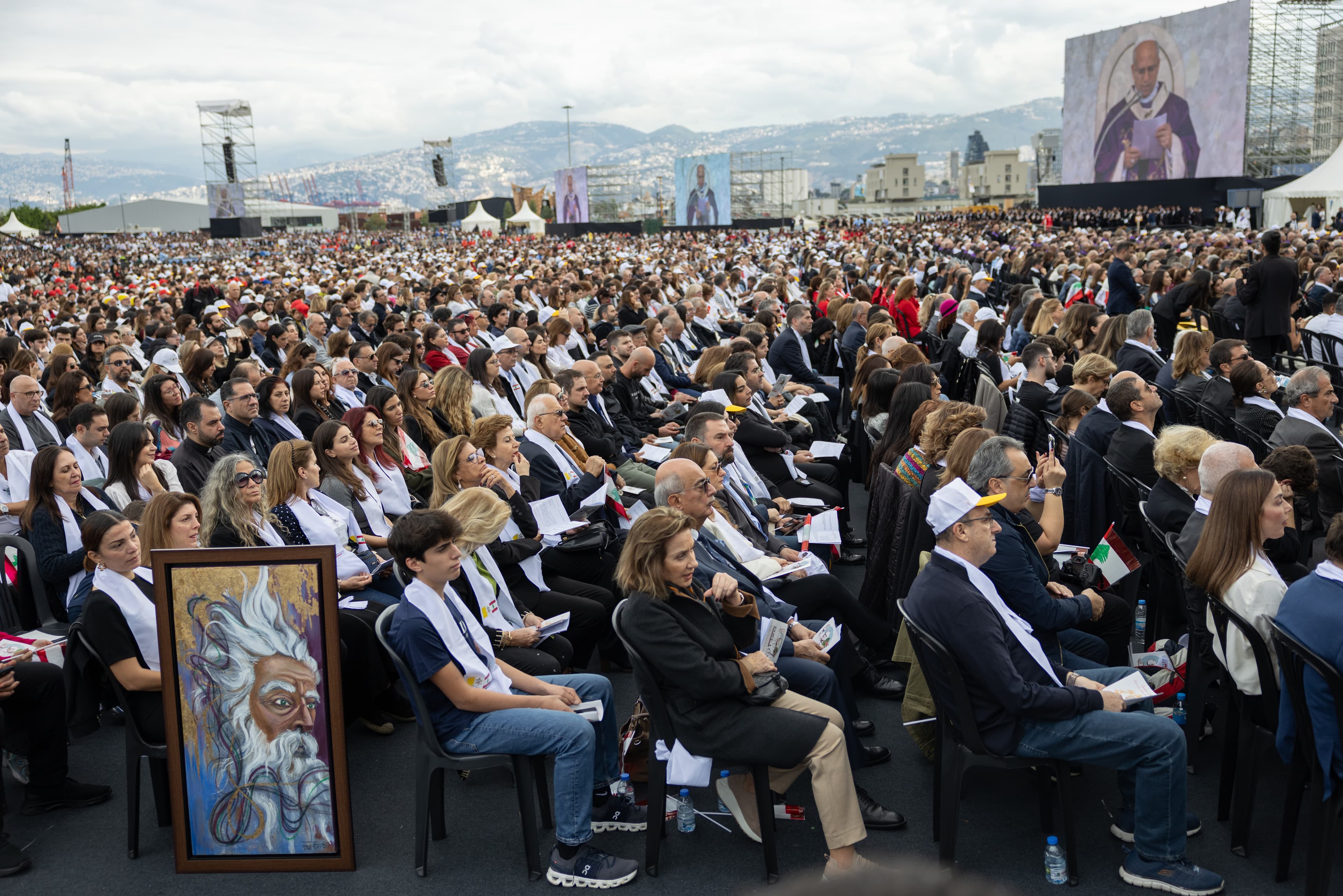 პაპი ლეო XIV-მ ლიბანში პირველი საერთაშორისო მოგზაურობა დაასრულა