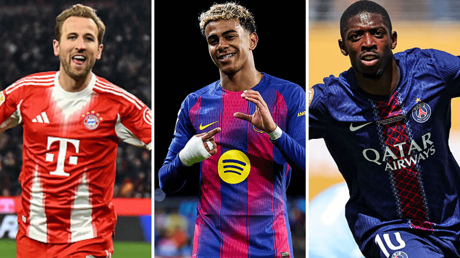 2025 წლის საუკეთესო ფეხბურთელები: კეინი, იამალი, დემბელე და სხვები