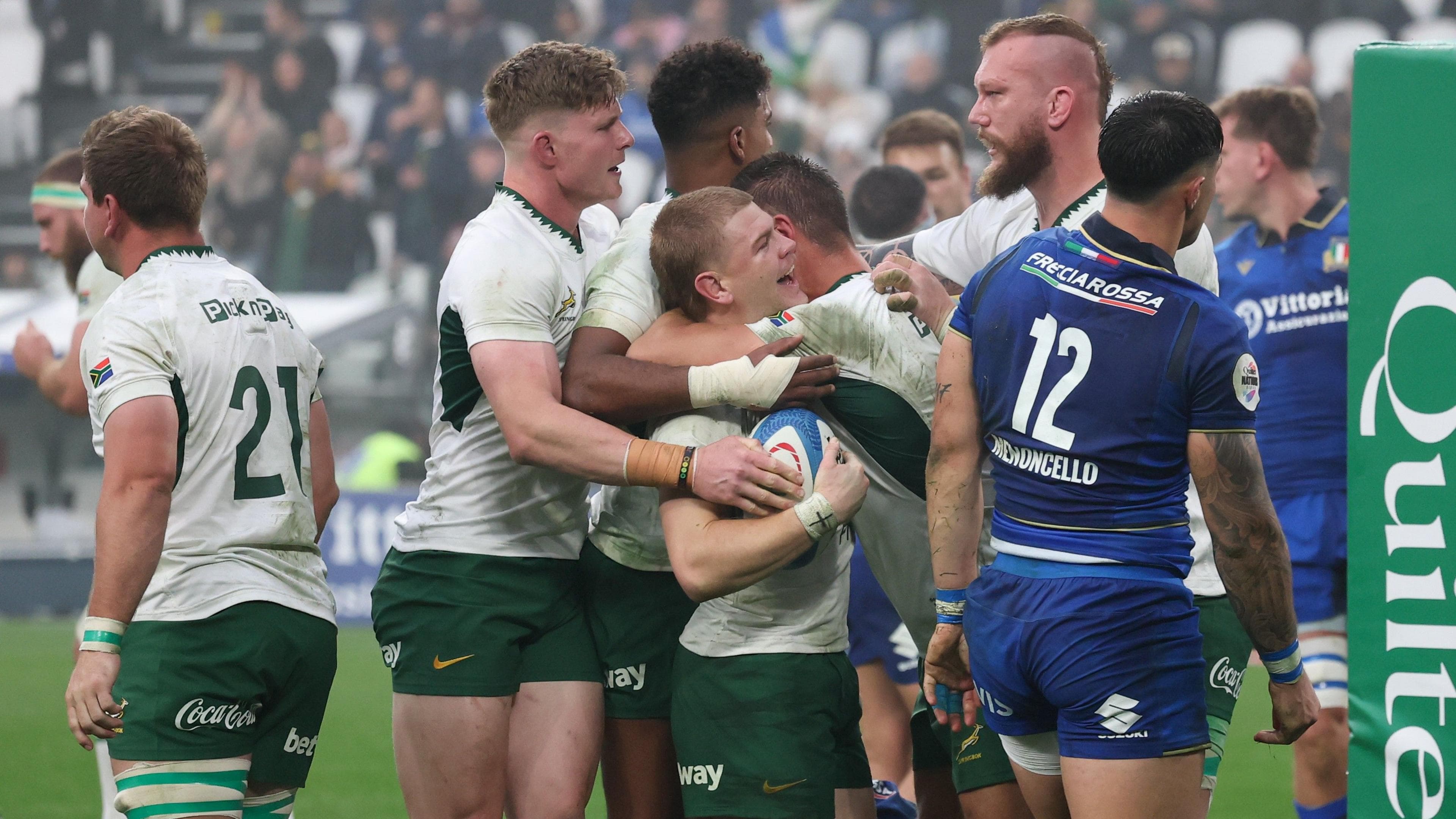 სამხრეთ აფრიკამ იტალიასთან 32-14 მოიგო