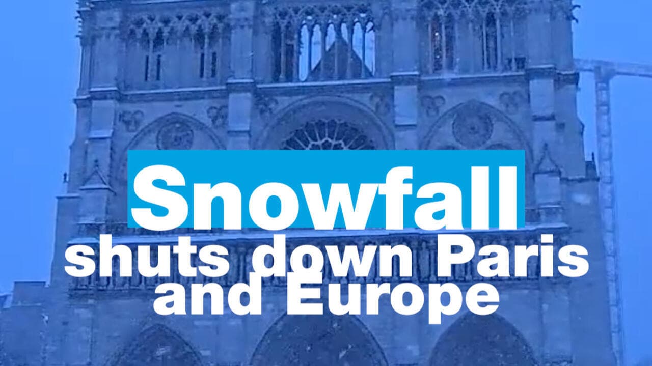 ძლიერმა თოვლმა ევროპაში არეულობა გამოიწვია