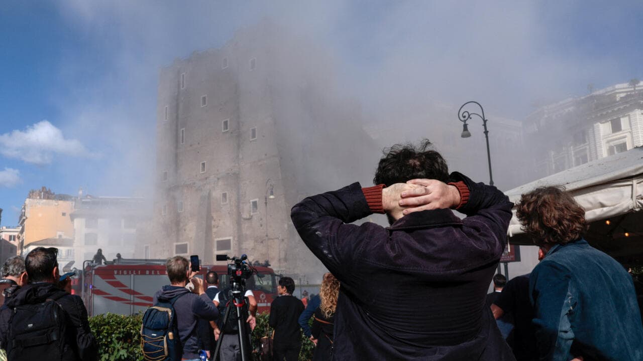 ტრაგიკული შემთხვევა რომში: შუა საუკუნეების კოშკის ჩამონგრევა