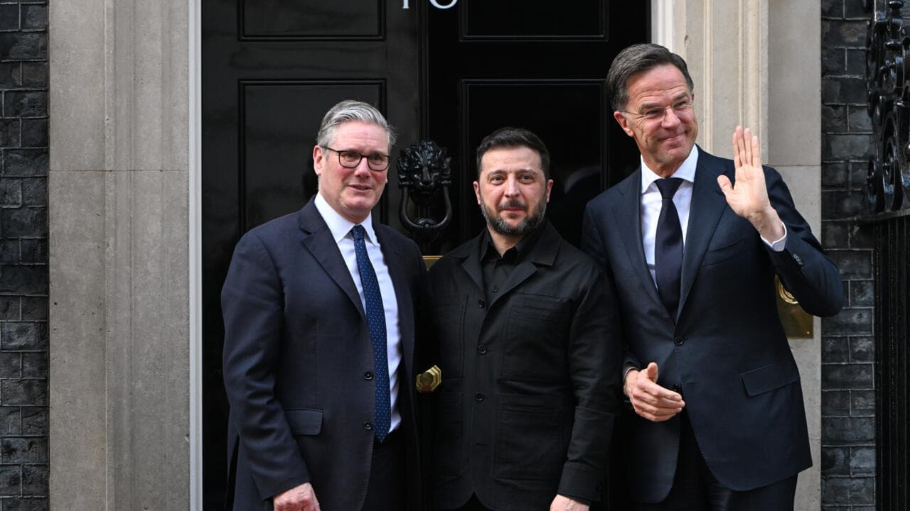 ზელენსკი ლონდონში: საერთაშორისო ყურადღება უკრაინაზე უნდა დარჩეს