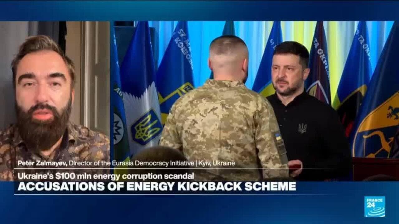 უკრაინის ხელისუფლებამ 100 მილიონი დოლარის სავარაუდო ქრთამის აღების სქემაში 7 ადამიანი დაადანაშაულა