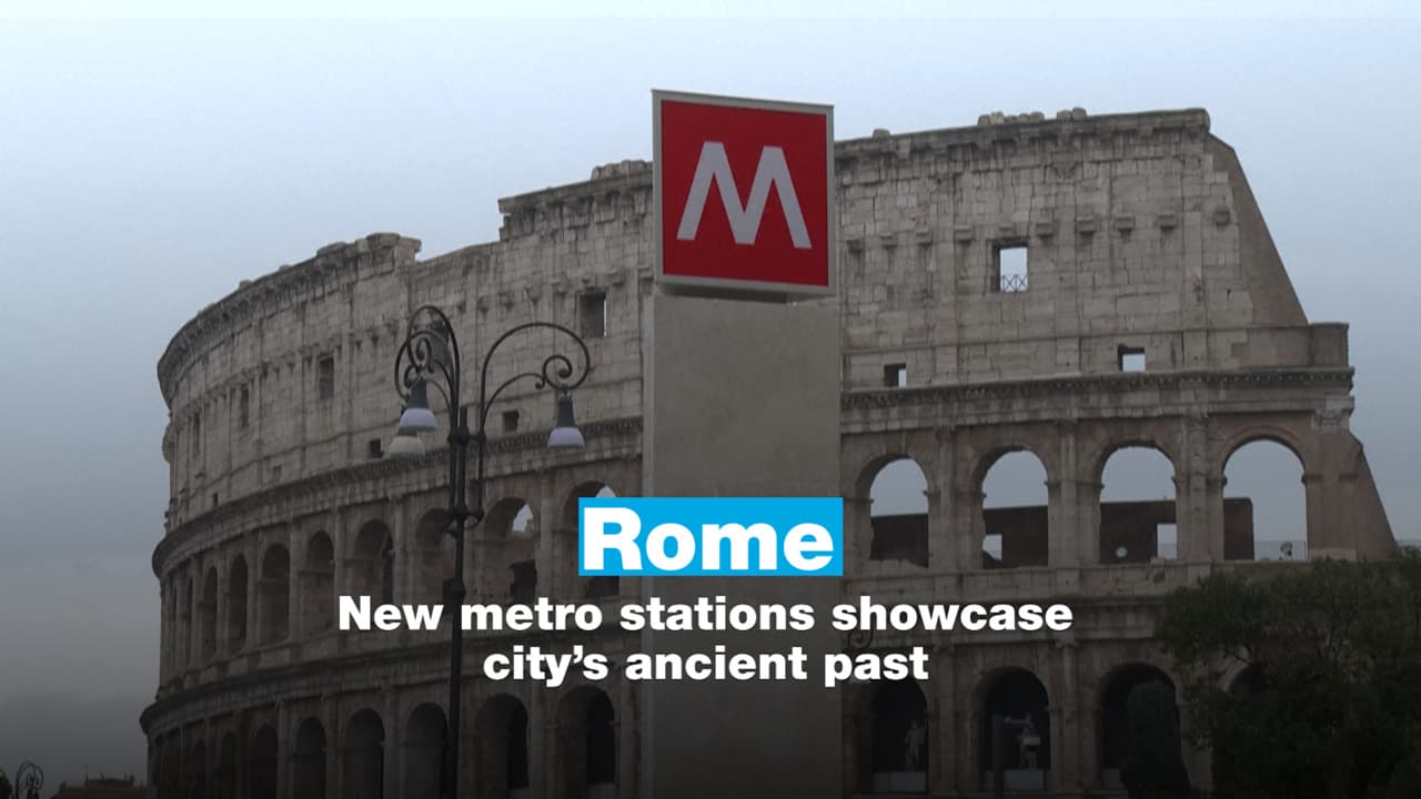 რომმა გახსნა ორი ახალი მეტროსადგური უძველესი არტეფაქტებით